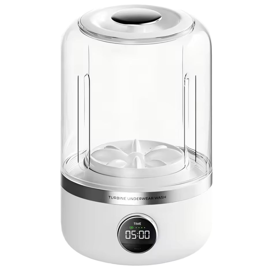 Mini Lavadora Portátil Recargable 1L con Centrifugado