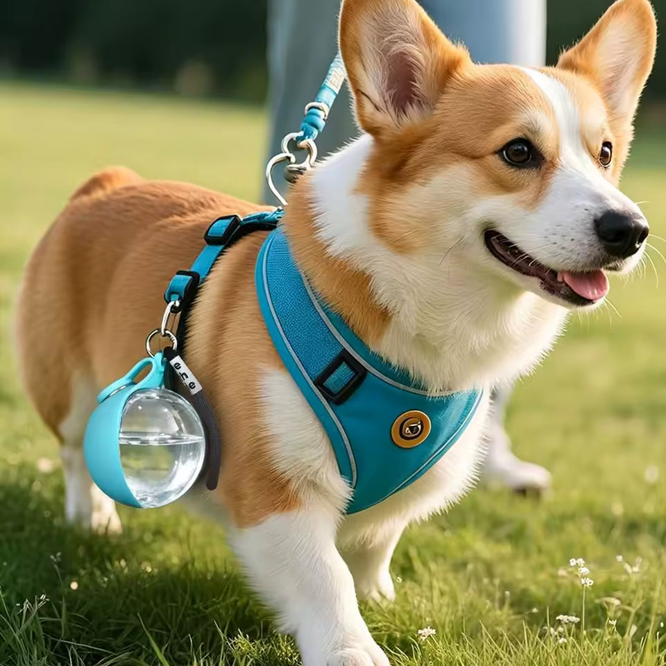Botella de Agua Portátil para Perros 2 en 1