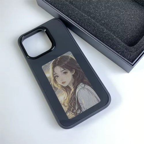 Funda Inteligente NFC con Pantalla E-Ink para iPhone