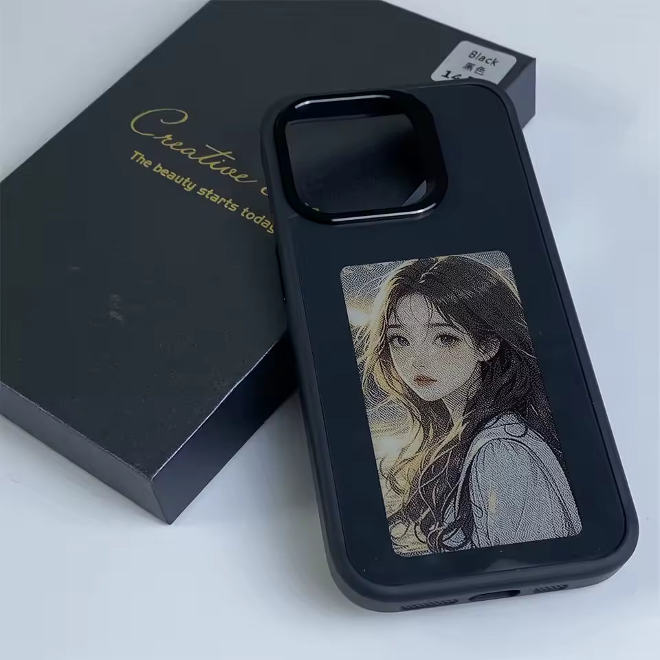 Funda Inteligente NFC con Pantalla E-Ink para iPhone
