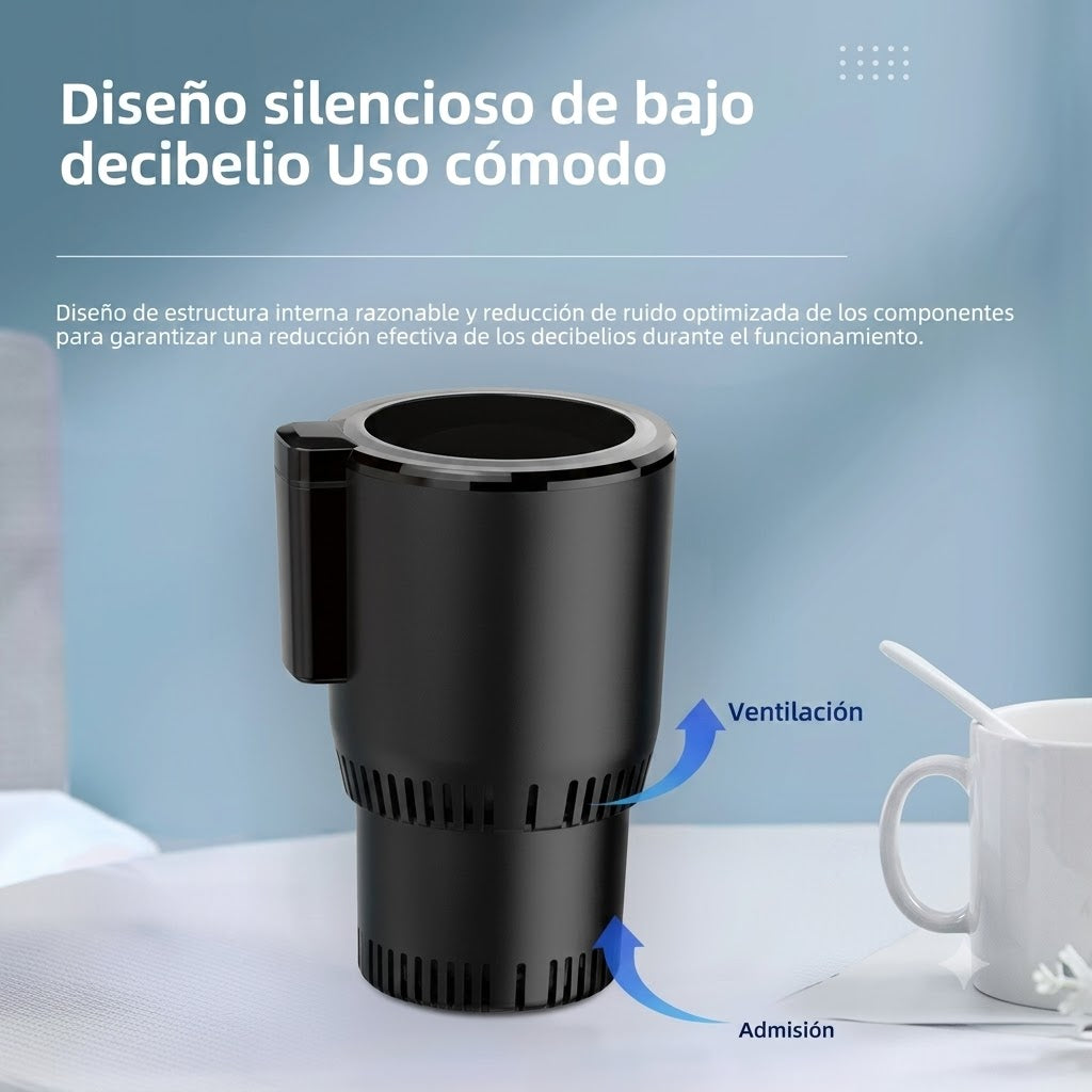 Mini Nevera y Calentador de Bebidas para Coche 2 en 1