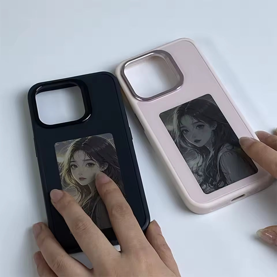 Funda Inteligente NFC con Pantalla E-Ink para iPhone